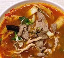 Pork Liver and Pork Shreds Noodles