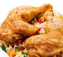 Chicken Leg Fried Rice