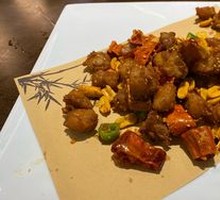Crispy Pig's Trotter and Chicken Gizzard