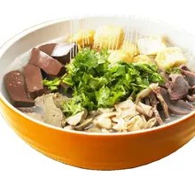 Duck Blood and Vermicelli Soup