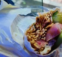 Egg Ham Tofu Skin Stir-fry