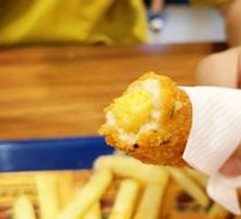 Salted Egg Yolk Chicken Strips