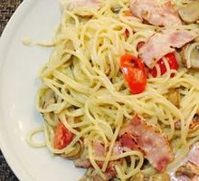 培根奶油意大利面