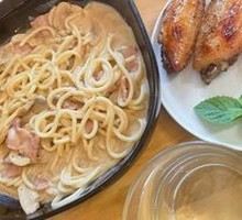 Black Pepper Bacon Spaghetti