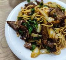 Beef and Egg Fried Noodles