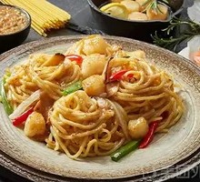 Scallop Squid Egg Seafood Pasta