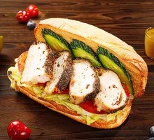 Black Pepper Low-Fat Chicken Breast Sandwich