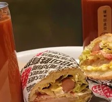 藤椒腿排三明治