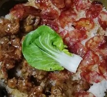 Lap cheong and Spare Ribs Rice