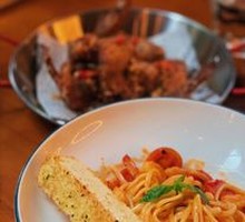 Red Curry Shrimp Pasta