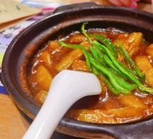 Braised Eggplant with Abalone Sauce