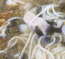 Sour Cabbage and Scrape Fish Noodles