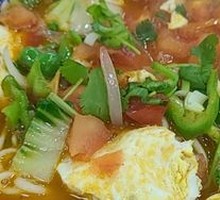 番茄鸡蛋炒拉面