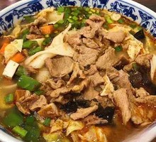 Stir-fried Pig's Kidney Noodles in Broth