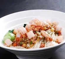 Green Pepper Shrimp Noodles