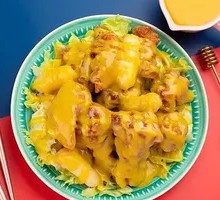 Honey Mustard Crusted Fried Chicken