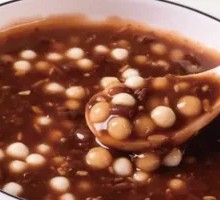 Red Bean Glutinous Rice Balls Soup