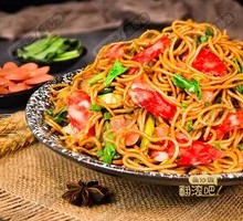 Cured Sausage and Egg Fried Noodles