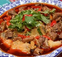 Fish with Pig Intestines