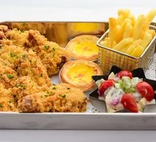 Korean Durian Cheese Sauce Fried Chicken