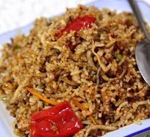 Wood Ear Mushroom and Pork Stir-Fried Rice