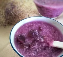 Nourishing Purple Sweet Potato Porridge
