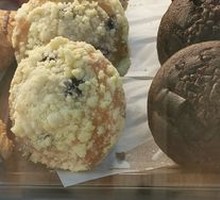 Fresh Blueberry Muffin with Mushroom Top