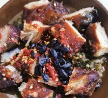 Braised Fish Cubes with Fermented Black Beans and Chili