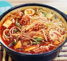 Spicy Sour Fish Hot Pot with Rice Noodles