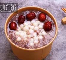 Red Bean Glutinous Rice Ball Porridge