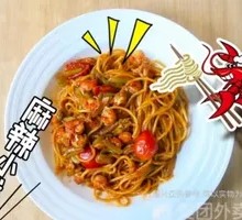 Spicy Crawfish Pasta