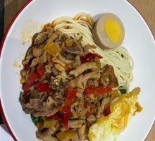 Spicy Sour Chicken Offal Noodles