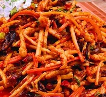 Fish-Flavored Shredded Pork