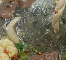 Golden Duck Blood and Noodles