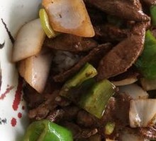 Stir-fried Pork Liver with Rice