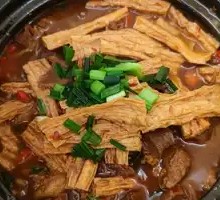 Braised Beef Shank with Tofu Skin