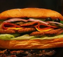 Ham Cheese Egg Sandwich with Melted Cheese