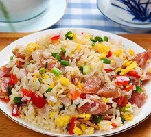 Sausage and Egg Fried Rice