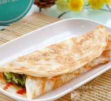 Hand-held Pancake with Pork Tenderloin