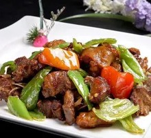 Green Pepper Liver Rice