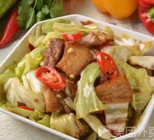Cabbage Sichuan Pork Fried Rice