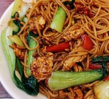 Three Delicacies Fried Noodles