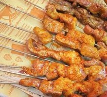 White Lamb Skewers