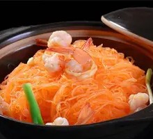 Seafood Dry Stir-Fried Glass Noodles