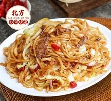 Egg and Pork Stir-fried Noodles
