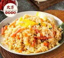 Egg Sausage Fried Rice