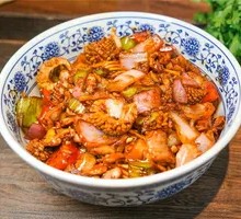 Pork Kidney and Chicken Offal Noodles