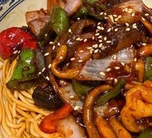 Eel and Shrimp Noodles