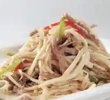 White Celery and Pork Shreds