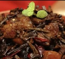 Dry Bean Curd and Pork Baozi Rice